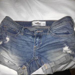 Hollister Distressed Denim Shorts